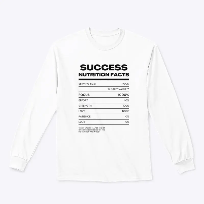 Success Nutrition Facts